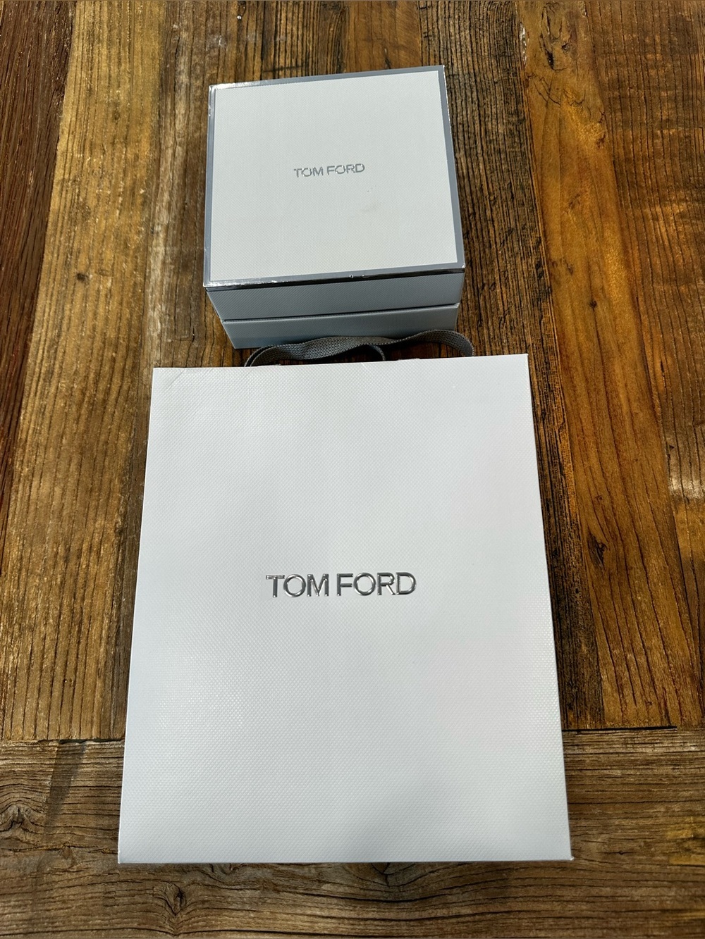 Tom Ford White Gift Bag with Matching Box